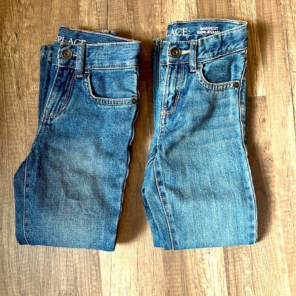 2 pair boys bootcut jeans NEW